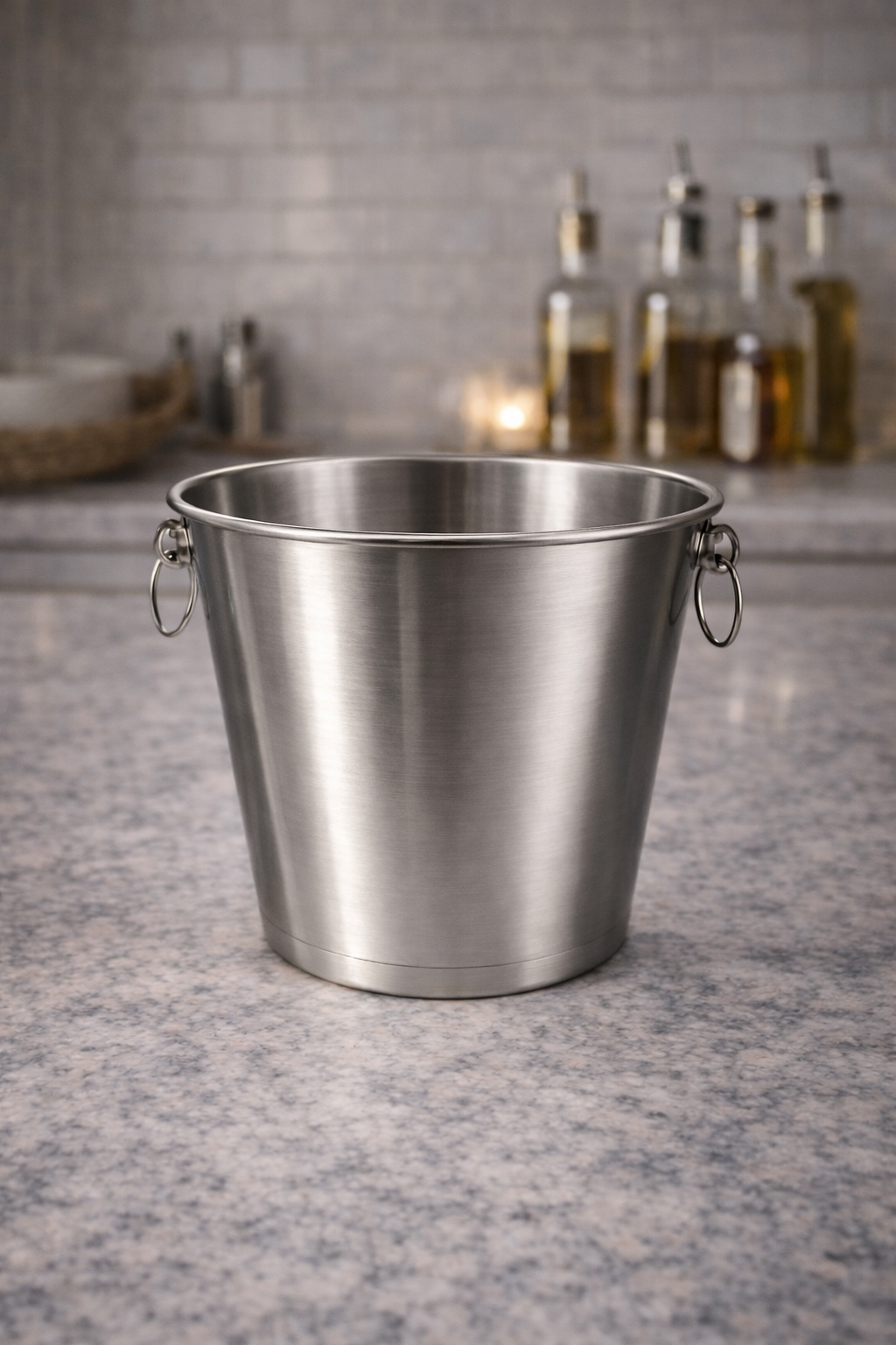 Premium Metal Buz Kovası