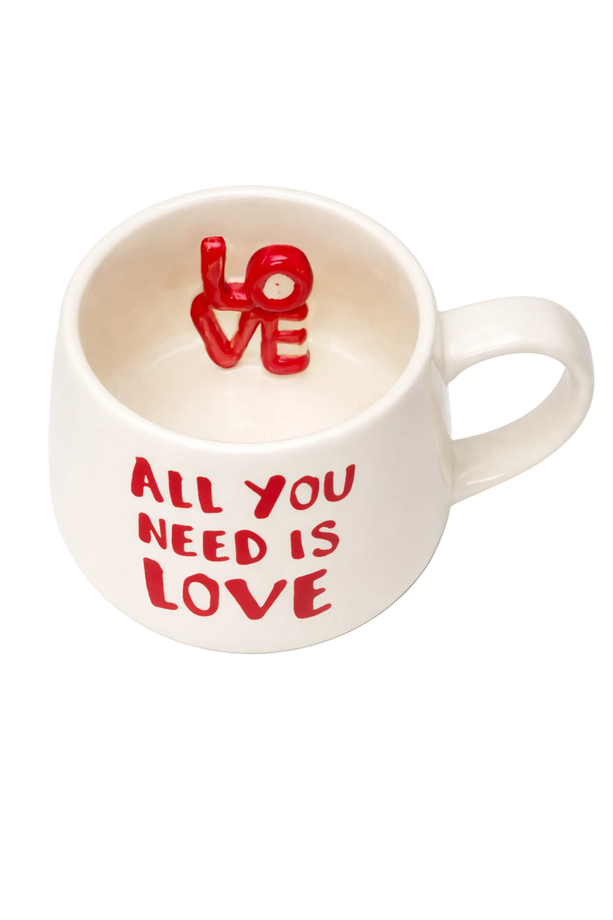 Love Yazılı Seramik Kupa
