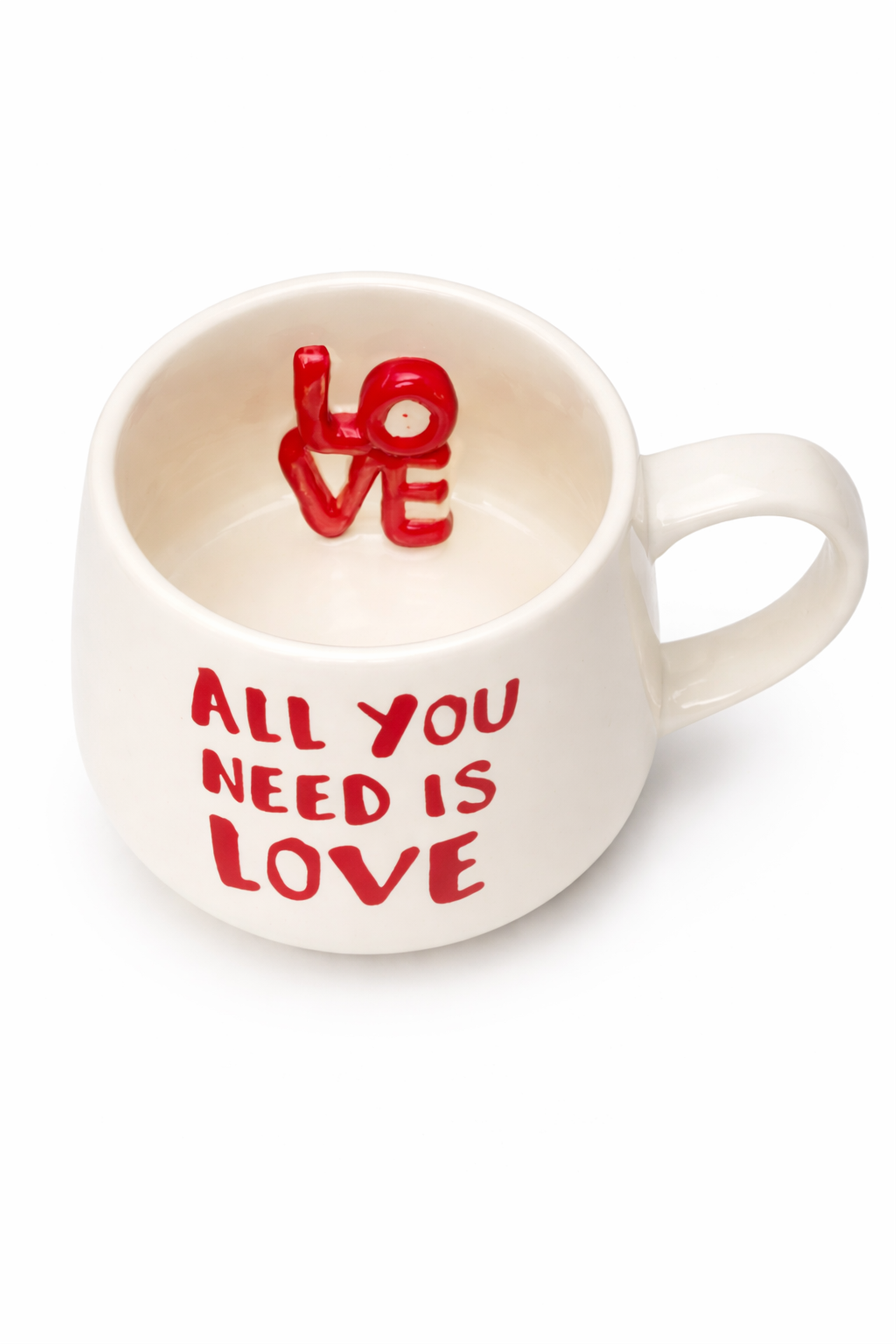 Love Yazılı Seramik Kupa