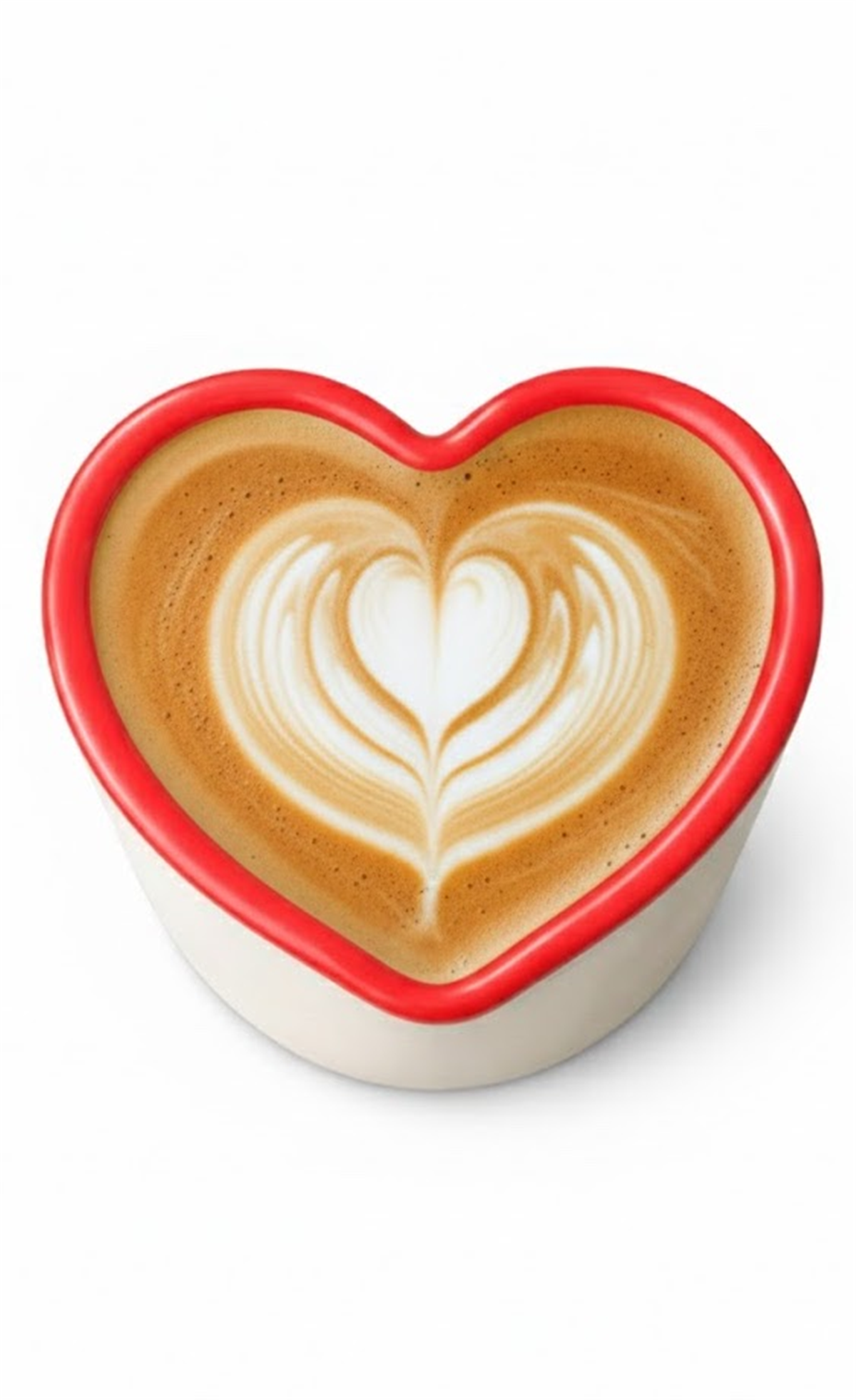 El Yapımı Seramik Bardak – Kalp Formlu Ağız Detayı