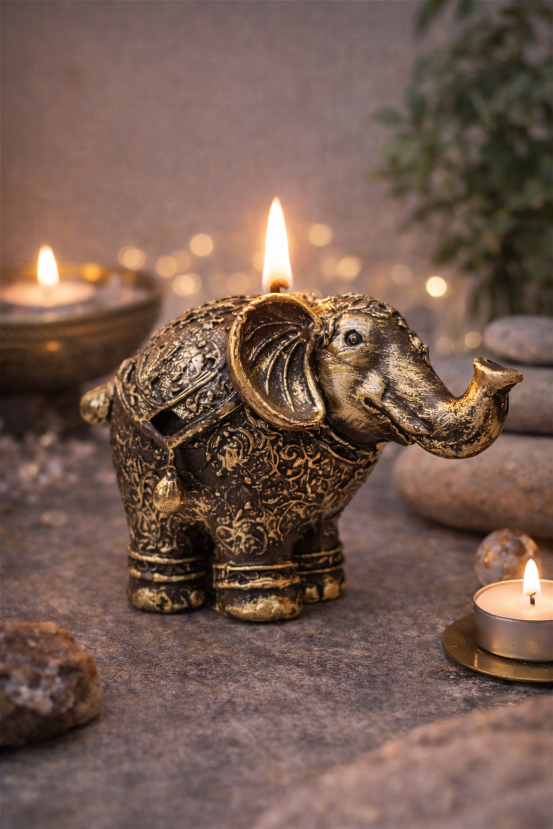 Elephant Shaped Decorative Candle