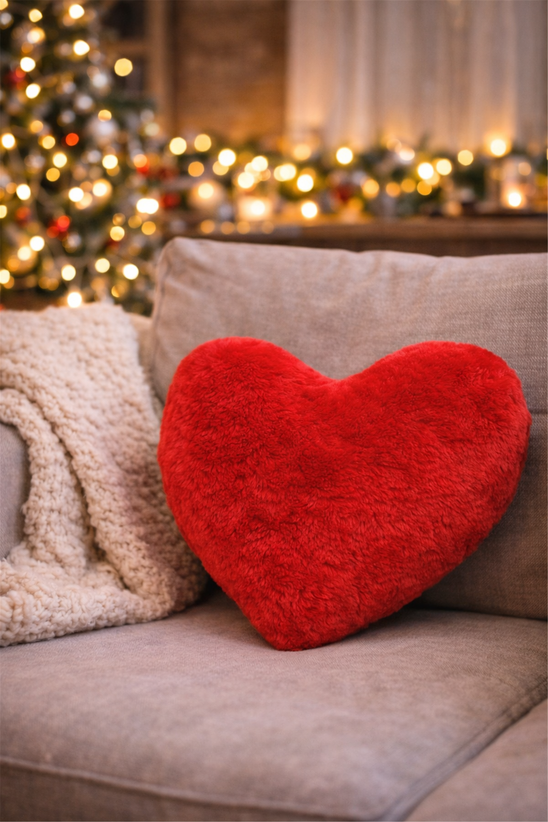 Heart-shaped Soft Cushion