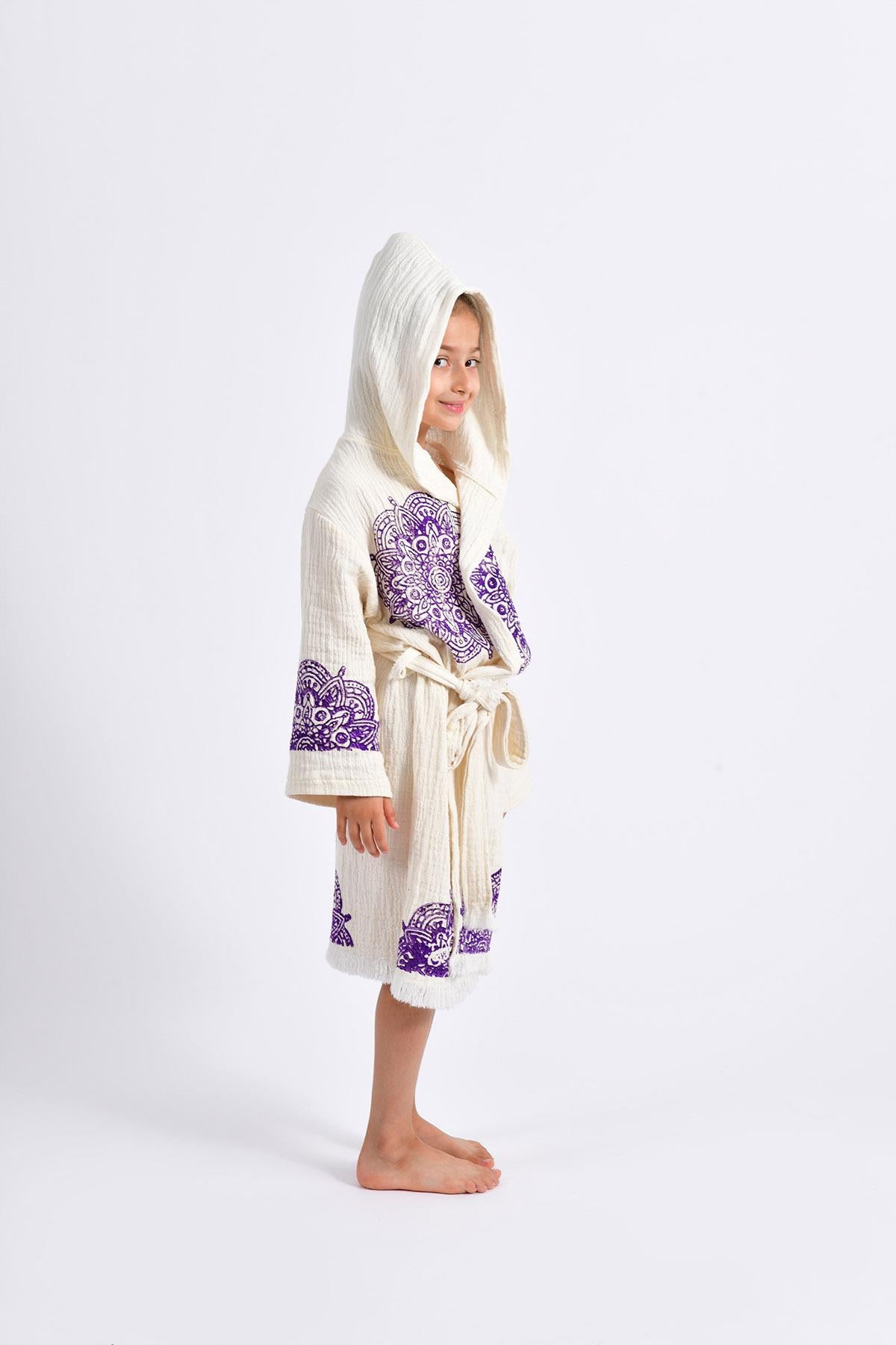 Mandala Drift Çocuk Kimono