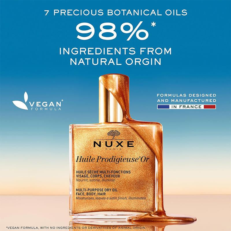 Nuxe – زيت بروديجيوس الجاف متعدد الأغراض (100 مل)