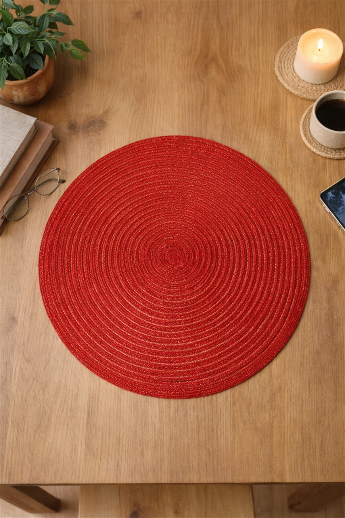 Kırmızı Amerikan Servis(2'li)