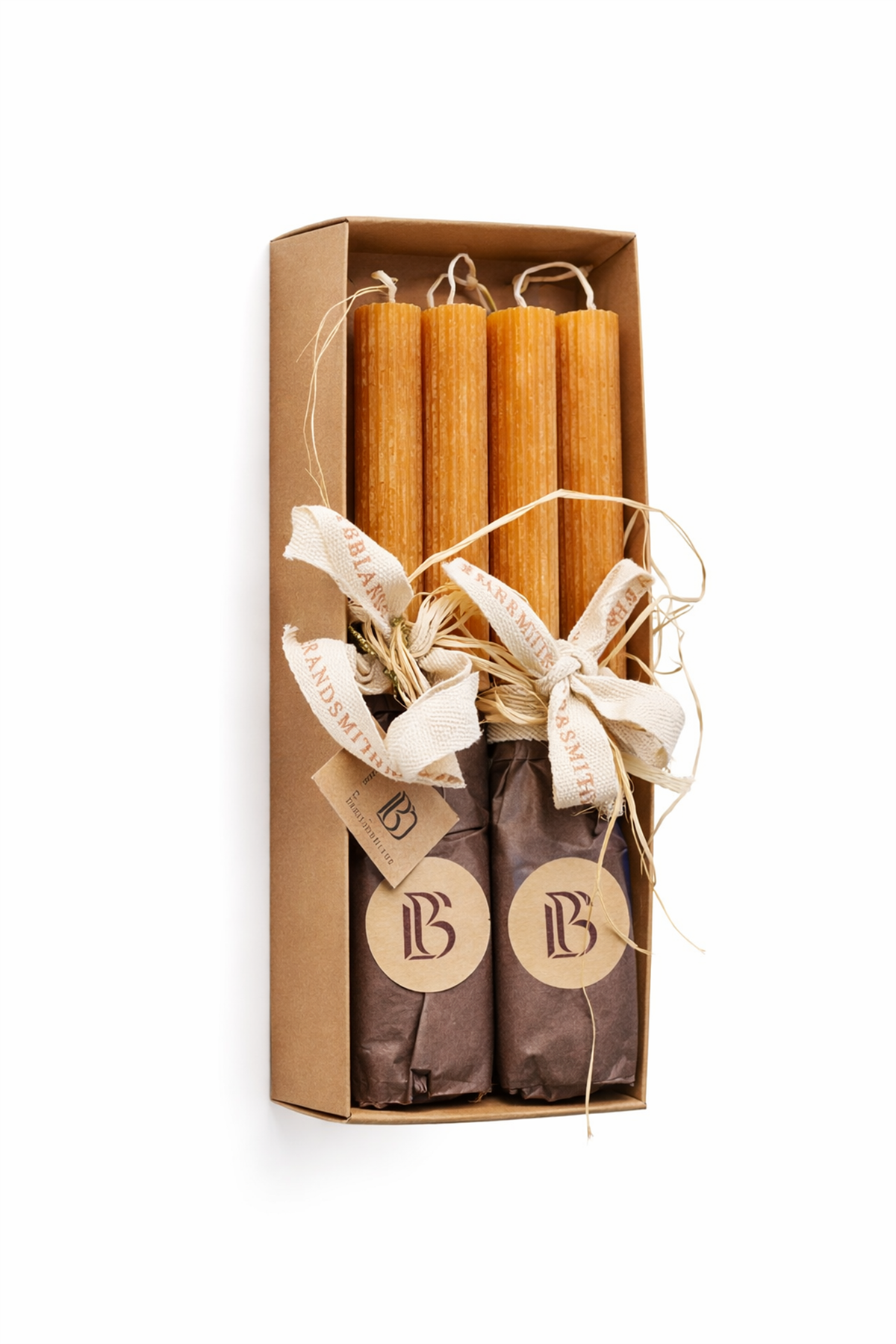 4'lü Kehribar Kokulu Şamdan Mumu