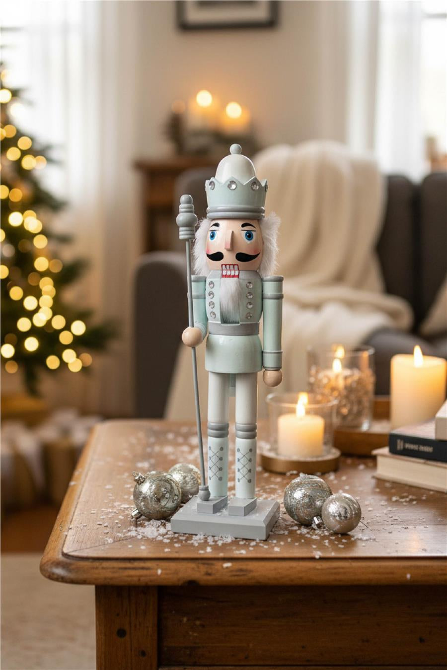 Gümüş Taçlı Kurşun Asker – 50 cm
