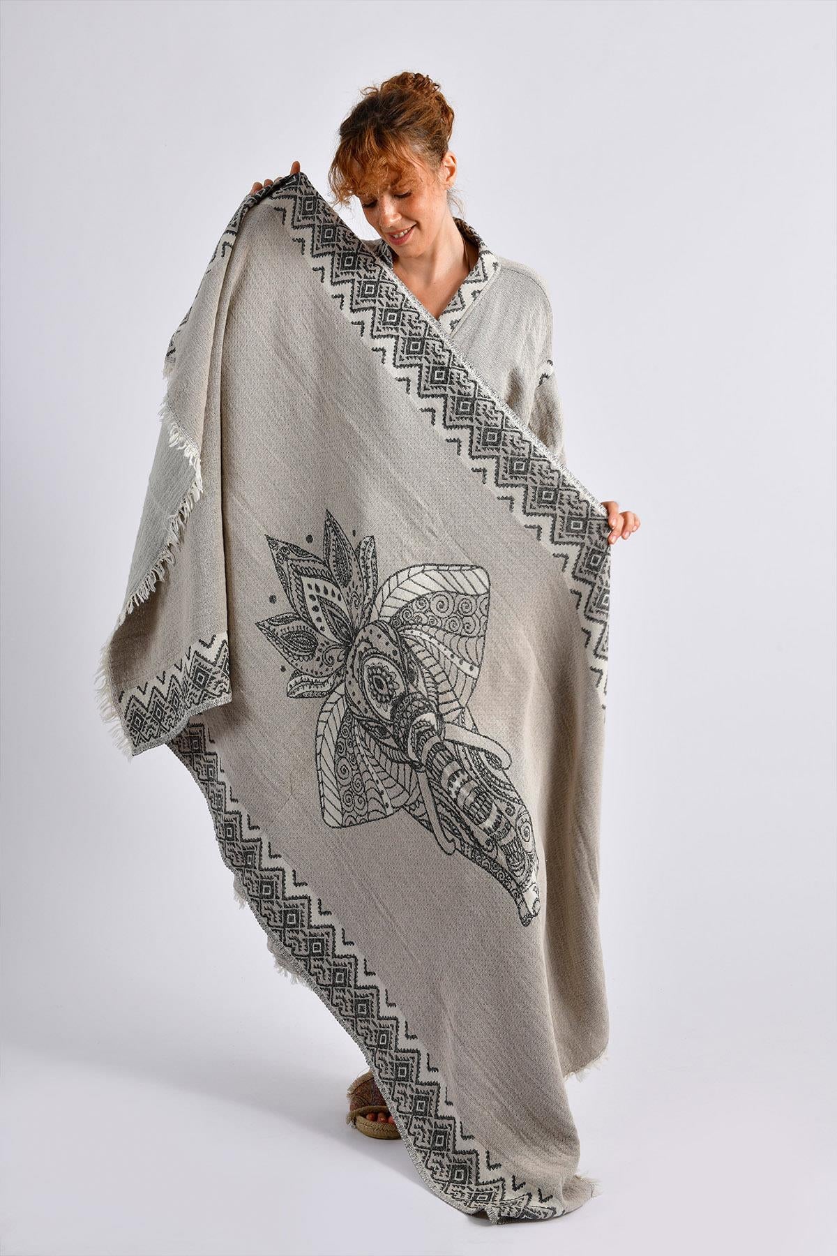 Grey Elephant Kimono & Peştemal Seti