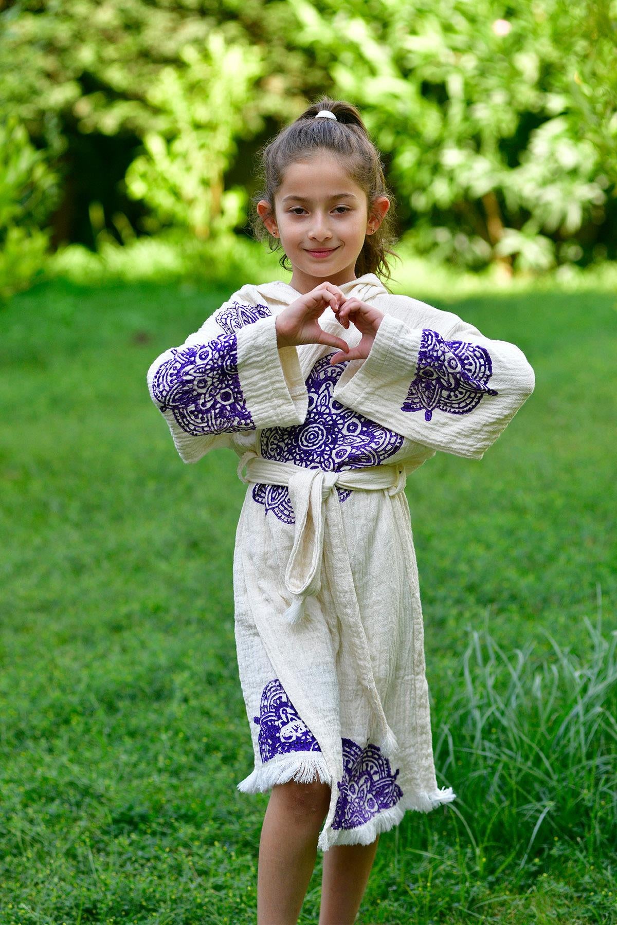Mandala Drift Kids Kimono