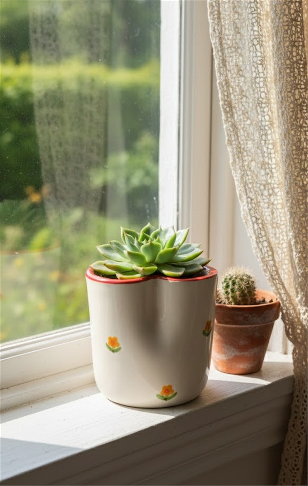 El Yapımı Seramik Bardak – Kalp Formlu Ağız Detayı