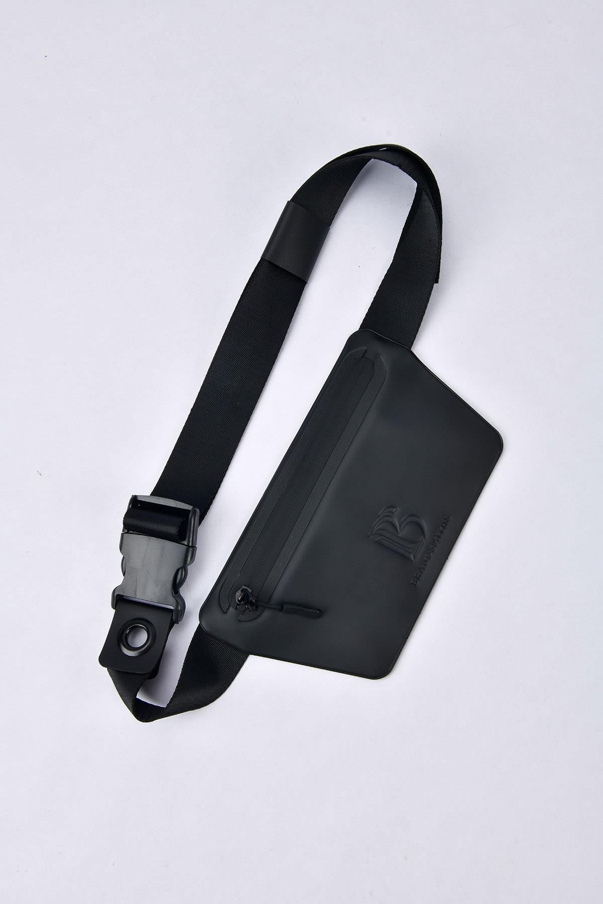 Onyx (Black) Slant Waist Bag