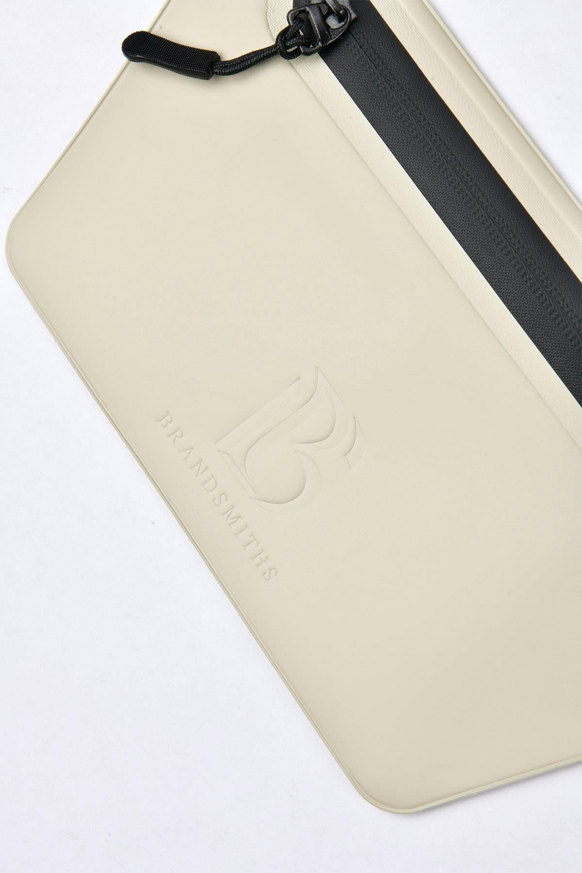 Sand Beige Slant Waist Bag