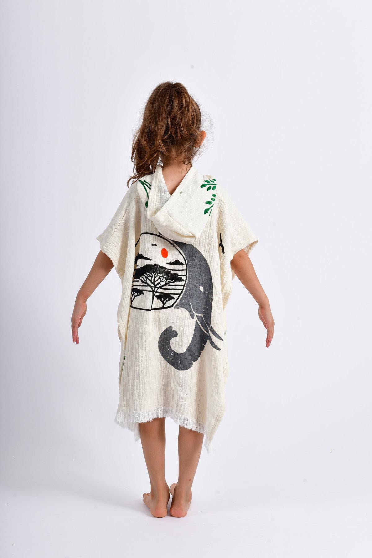 Sunset Sipirit Anne Çocuk Kimono Panço Set