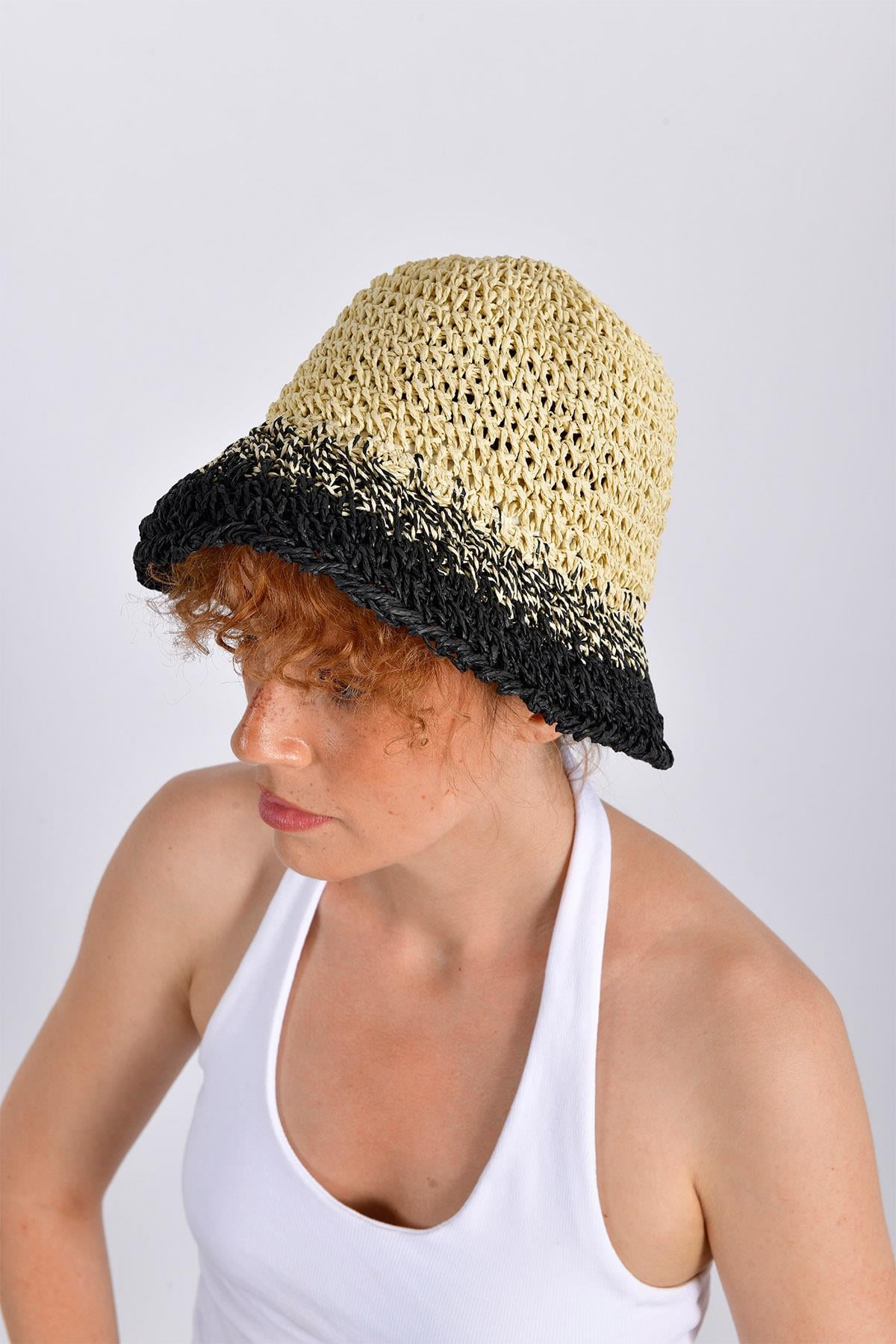 Degrade El Dokuması Şapka