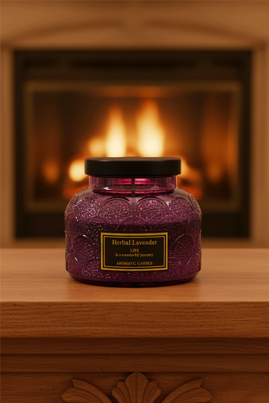 Lavantalı Aromatik Mum