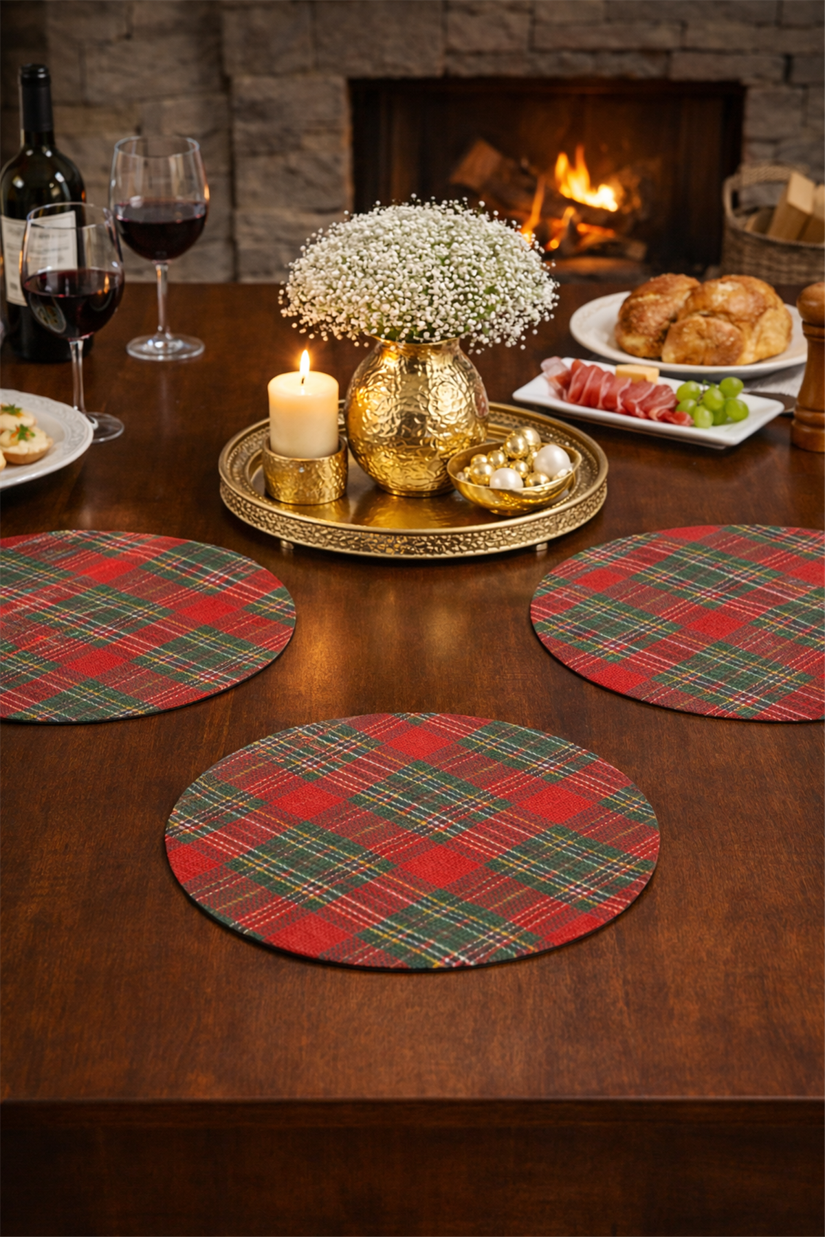 Ekoseli Amerikan Servis(2'li)