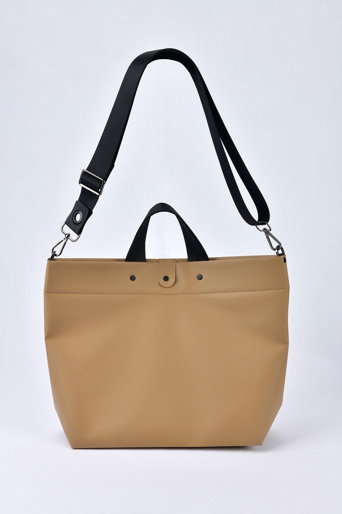 Camel (Deve Tüyü) Loop Tote Bag Çanta