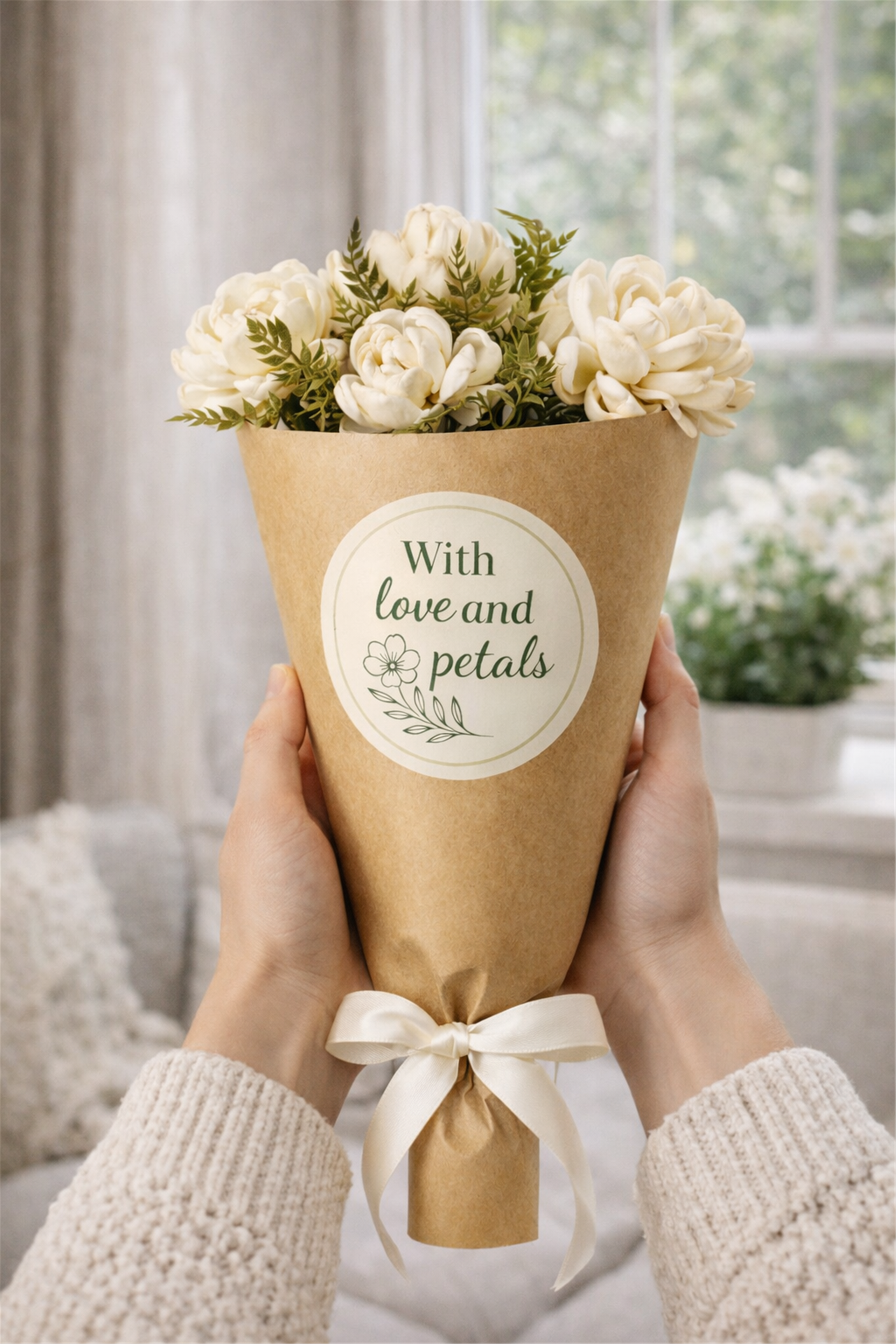 Dekoratif Yapay Çiçek Buketi