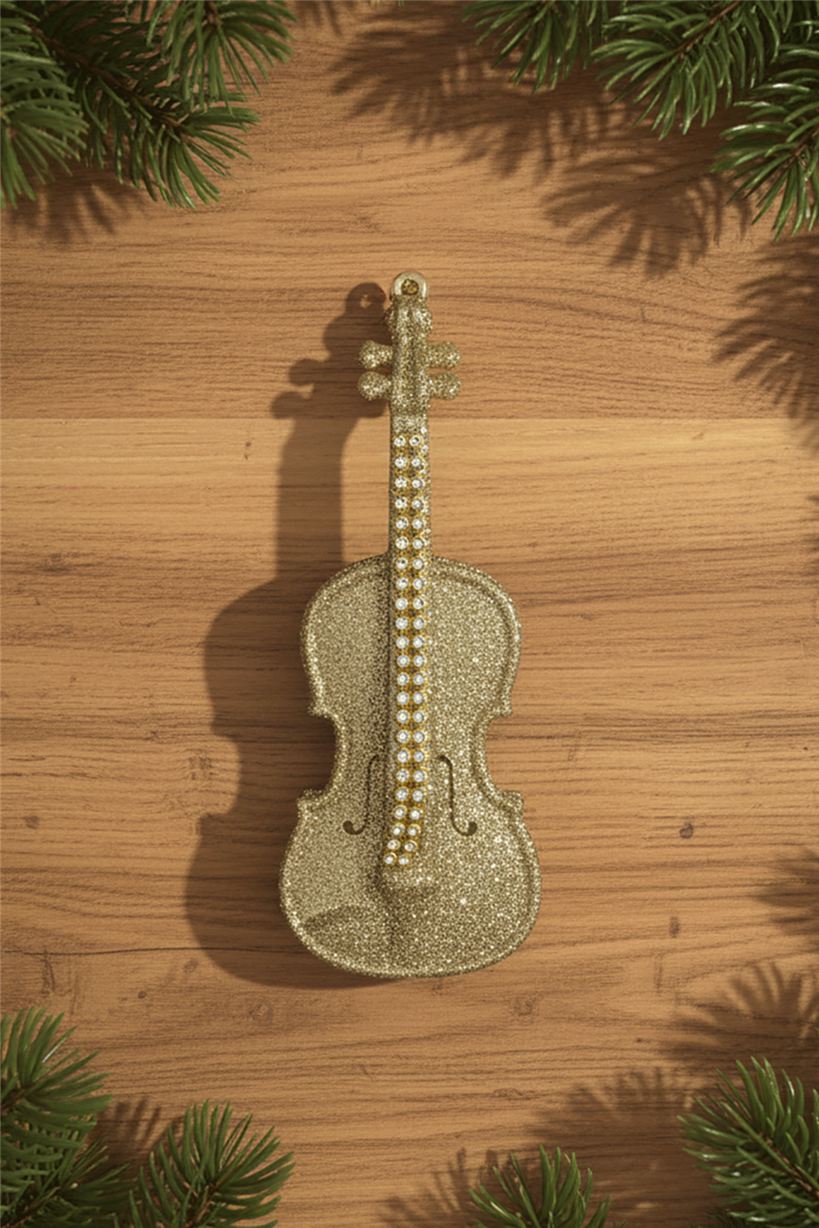 Altın Keman Ağaç Süsü