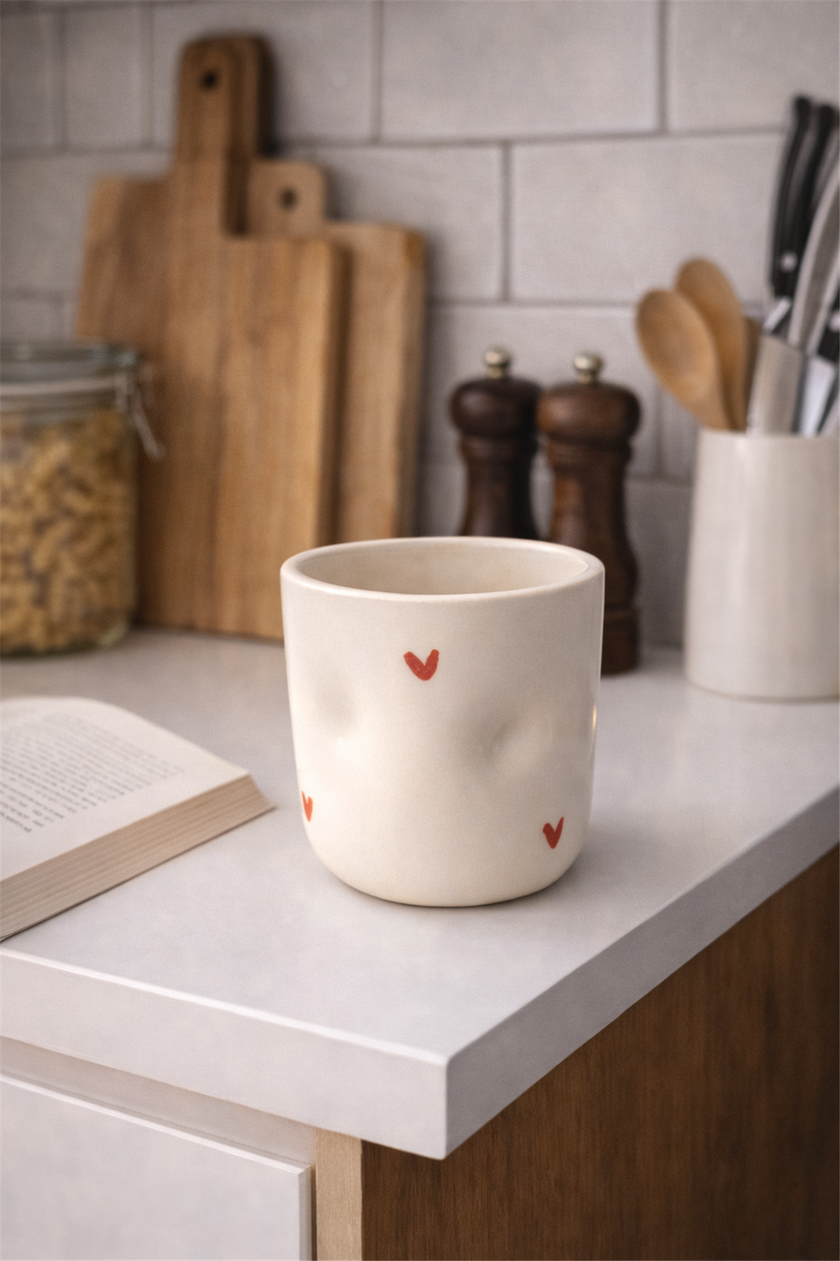 Heart Trace Ceramic Mug