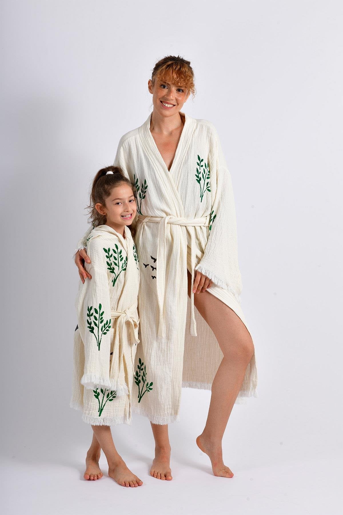 Sunset Sipirit Anne Çocuk Kimono Panço Set