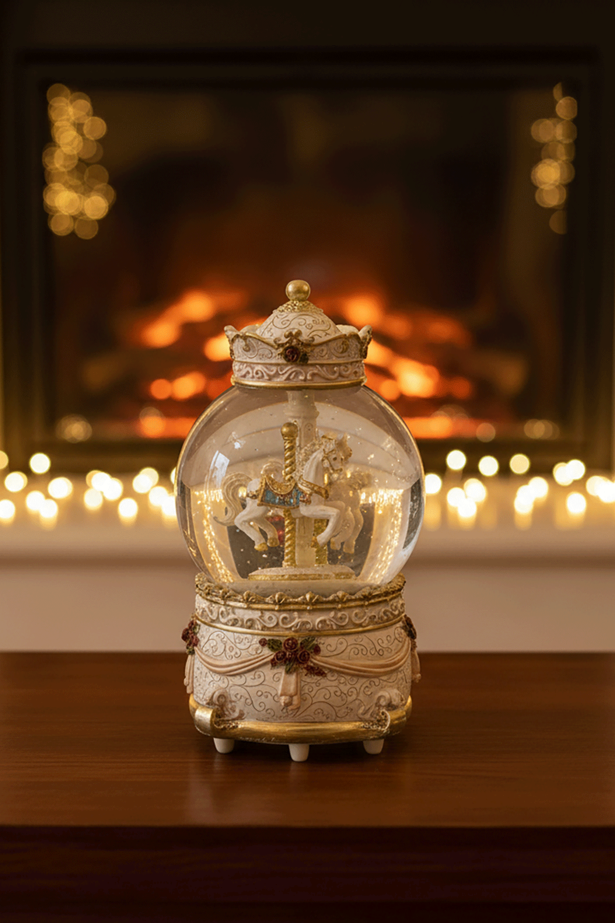 Carousel Snow Globe