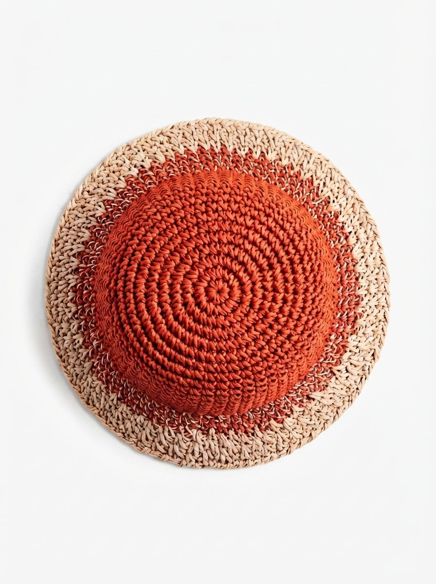 Coral Sunset Hat