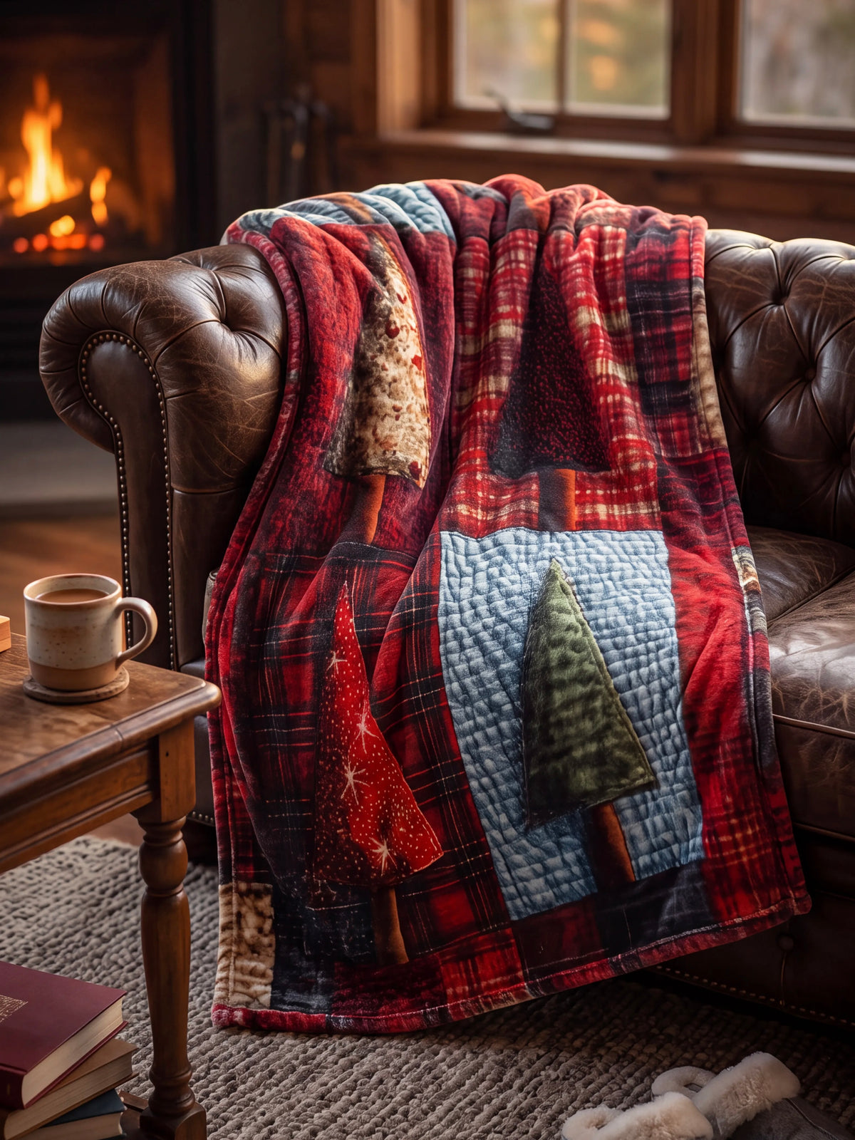 Winter Patchwork Battaniye 200 x 320 cm