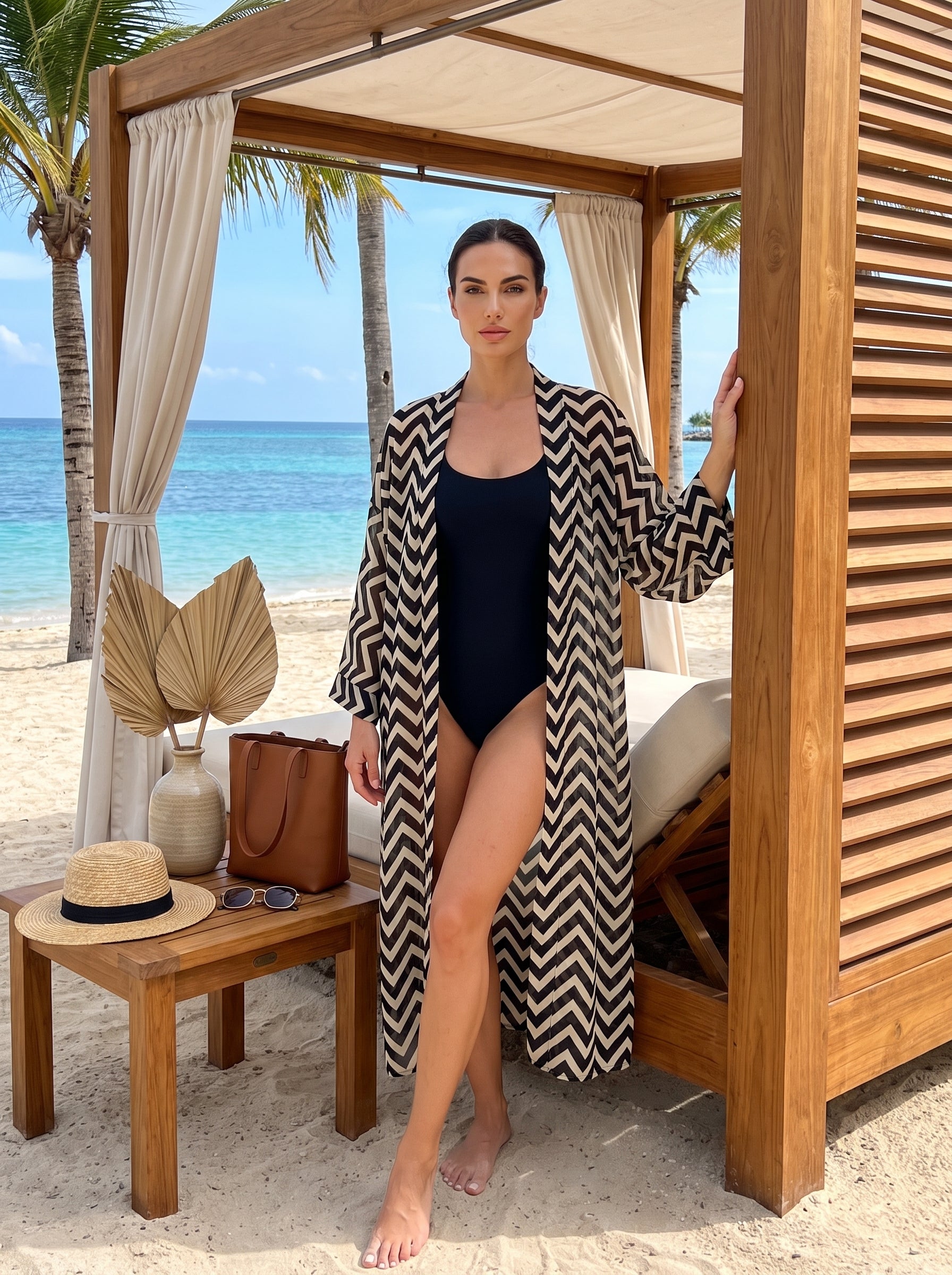 MISKA Noir Kimono