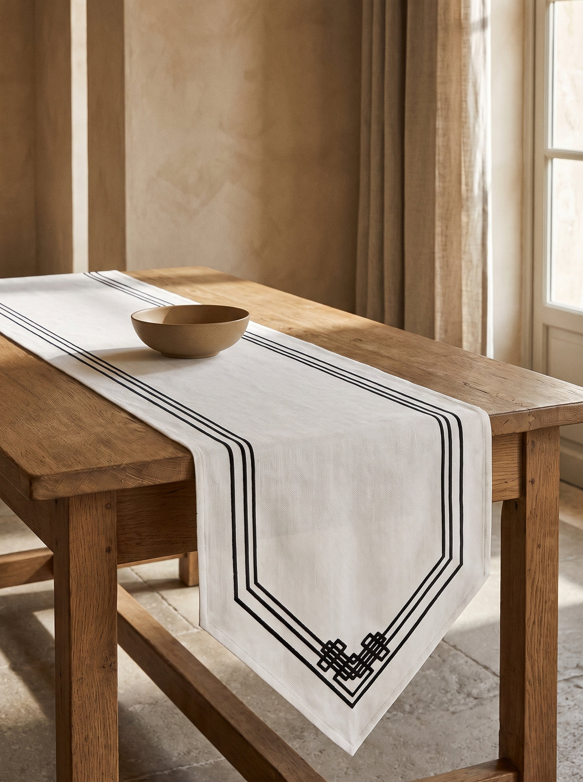 Geometric Patchwork Runner