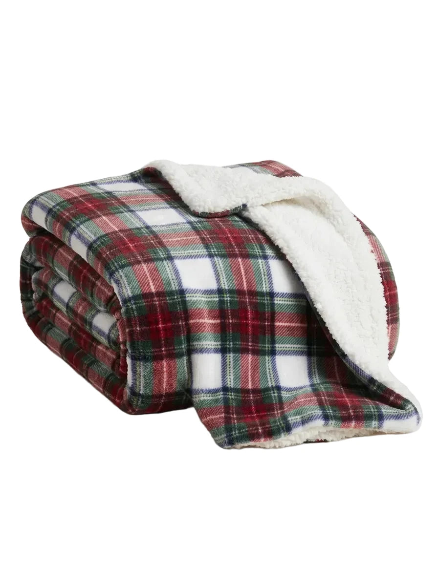 Winter Plaid Kürk Dokulu Battaniye 130 x 160 cm