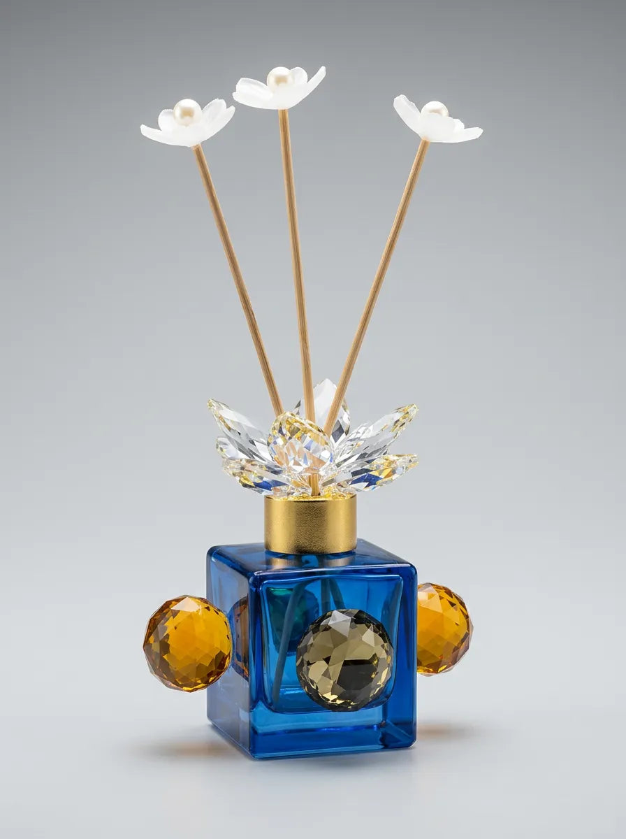 Kristal Bloom Koku Şişesi- Azure