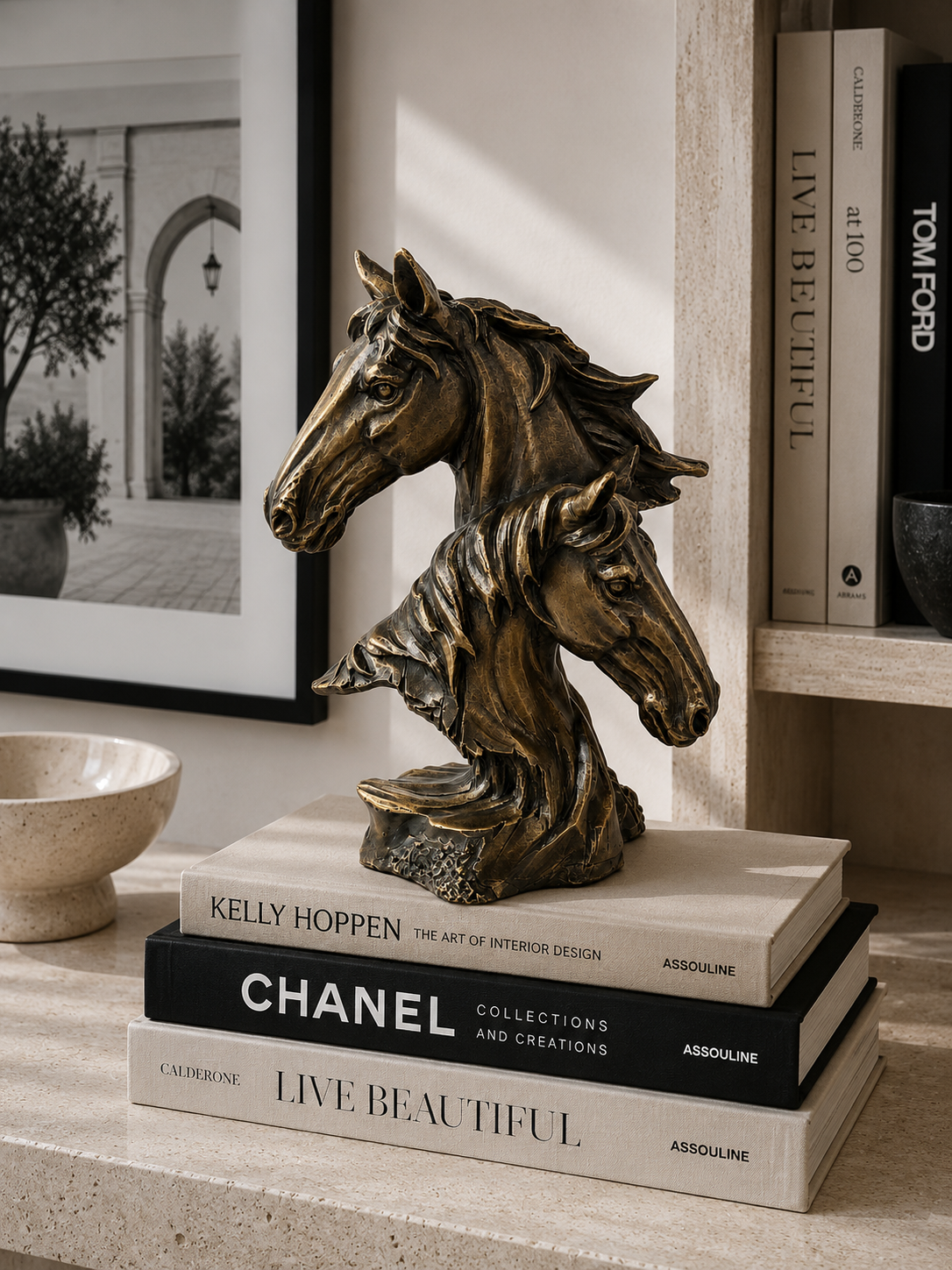 Equestrian Duo Heykeli