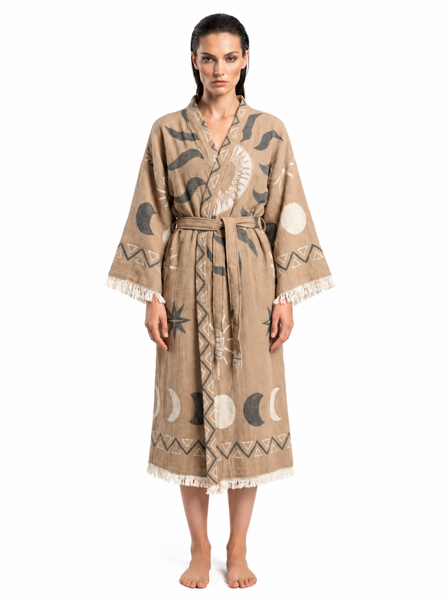Beige Sun Kimono