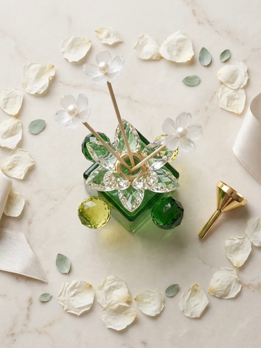 Kristal Koku Şişesi- Emerald