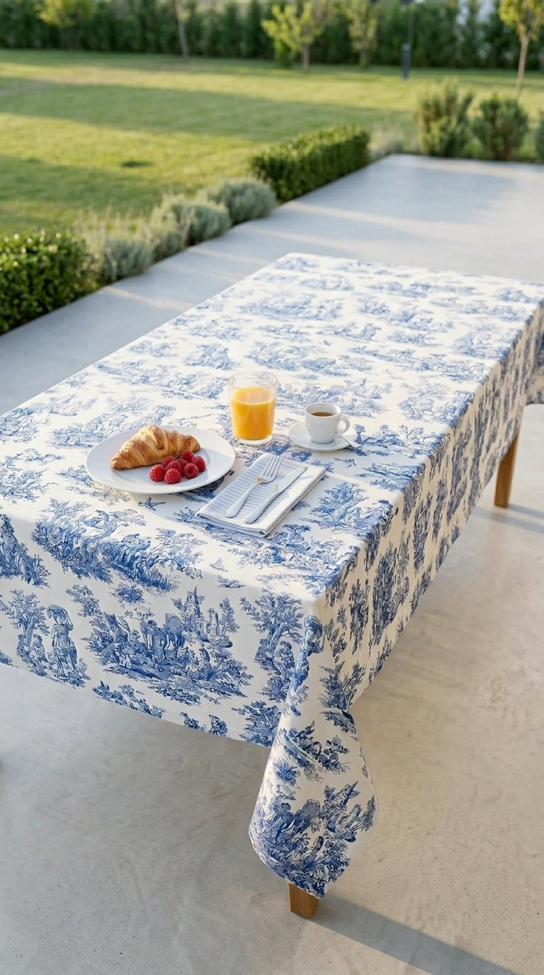 Toile Azure Tablecloth