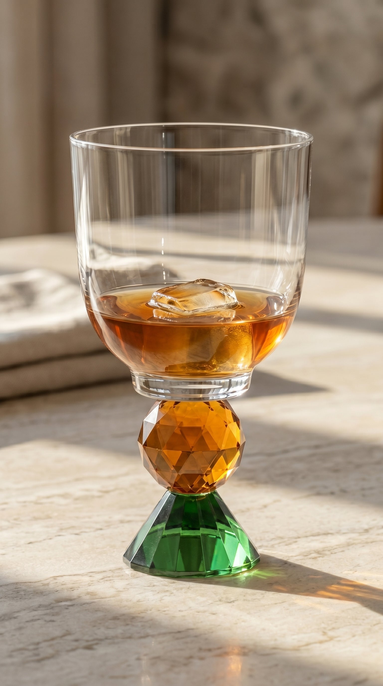 Lumi Kristal Kadeh - Amber