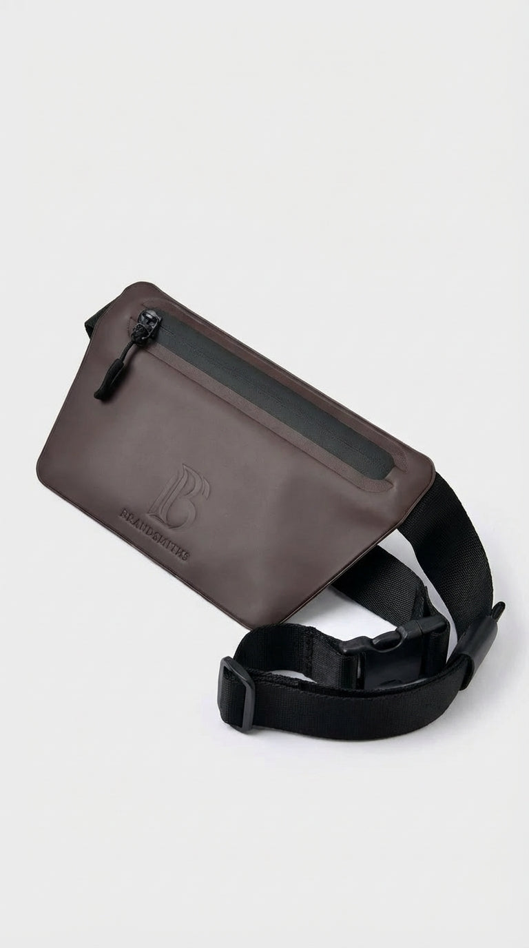 Mocha (Coffee) Slant Waist Bag