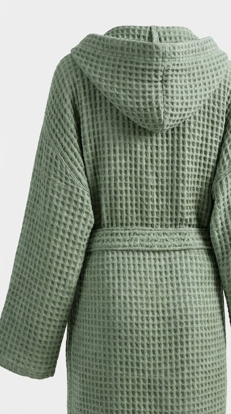 Mint Waffle Bathrobe