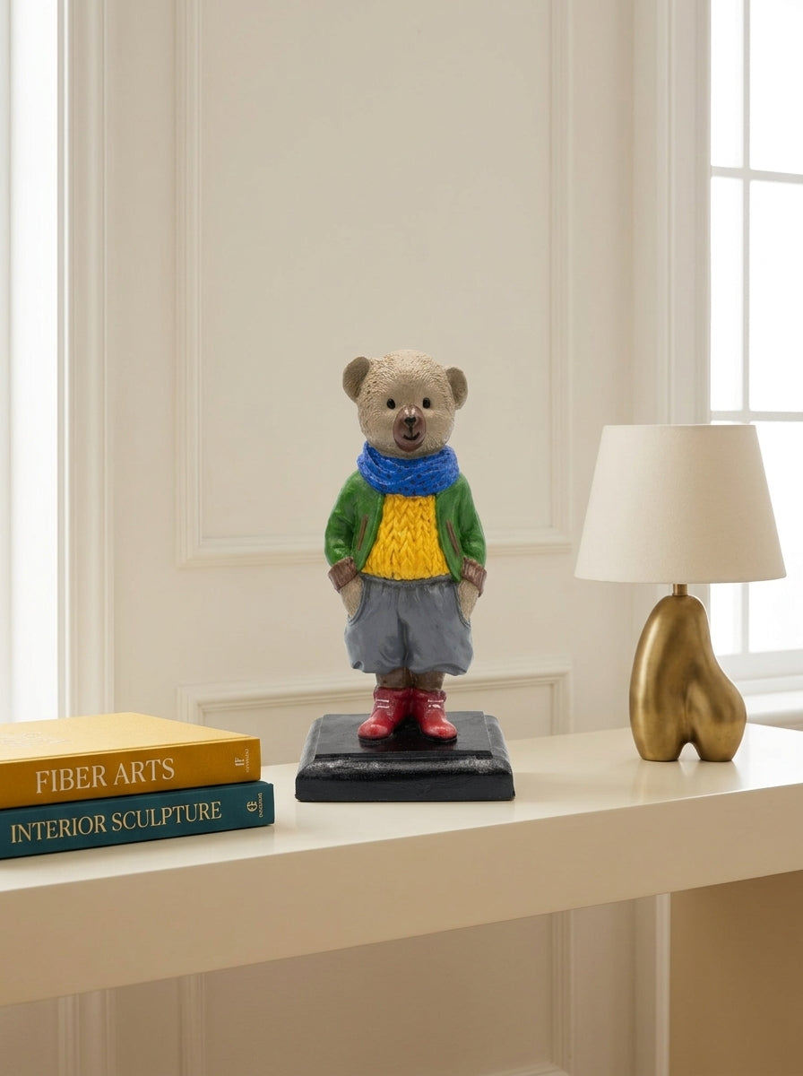 Renkli Teddy Bear Dekoratif Obje
