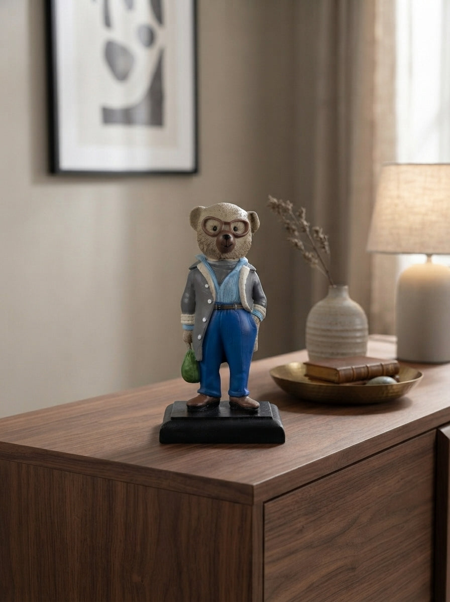 City Gentleman Teddy Dekoratif Obje