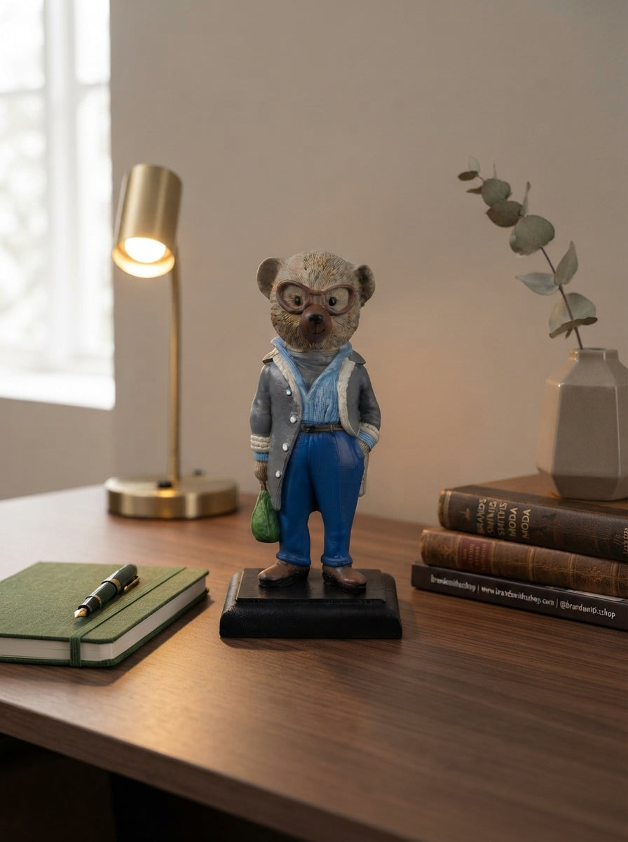 City Gentleman Teddy Dekoratif Obje