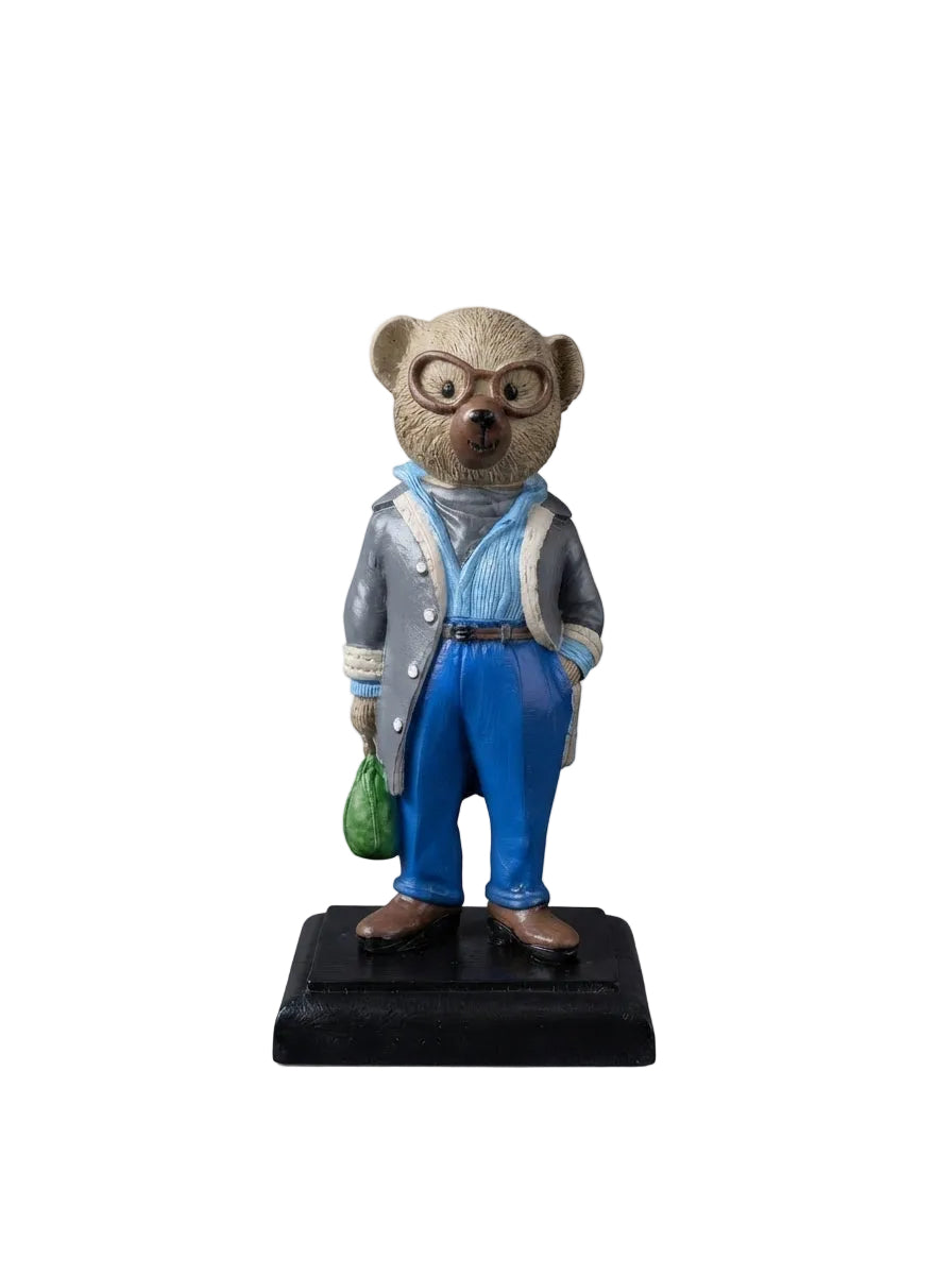 City Gentleman Teddy Dekoratif Obje