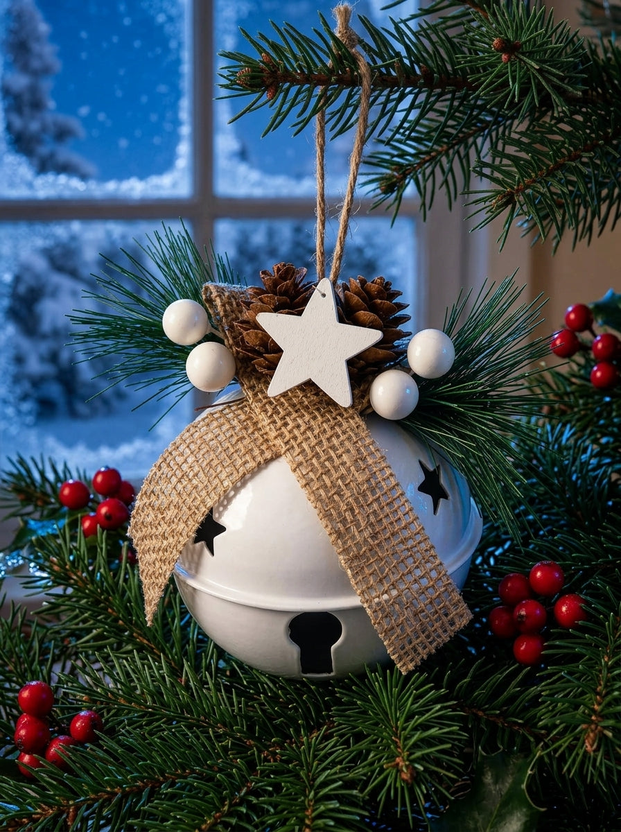 Nordic Christmas Bell Dekoratif Yılbaşı Ağacı Süsü