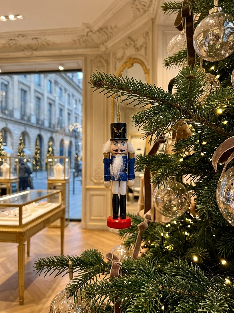 Royal Blue Kurşun Asker Yılbaşı Ağacı Süsü