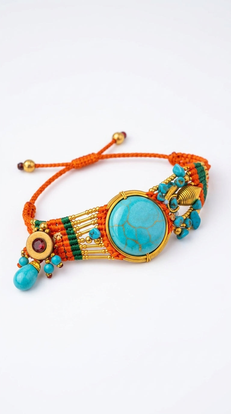Nomad Aura Bracelet - Terra Orange