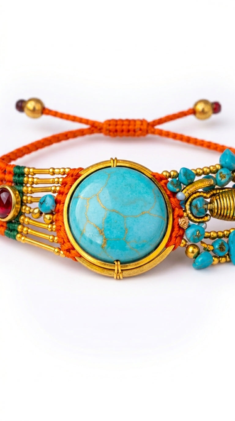 Nomad Aura Bracelet - Terra Orange