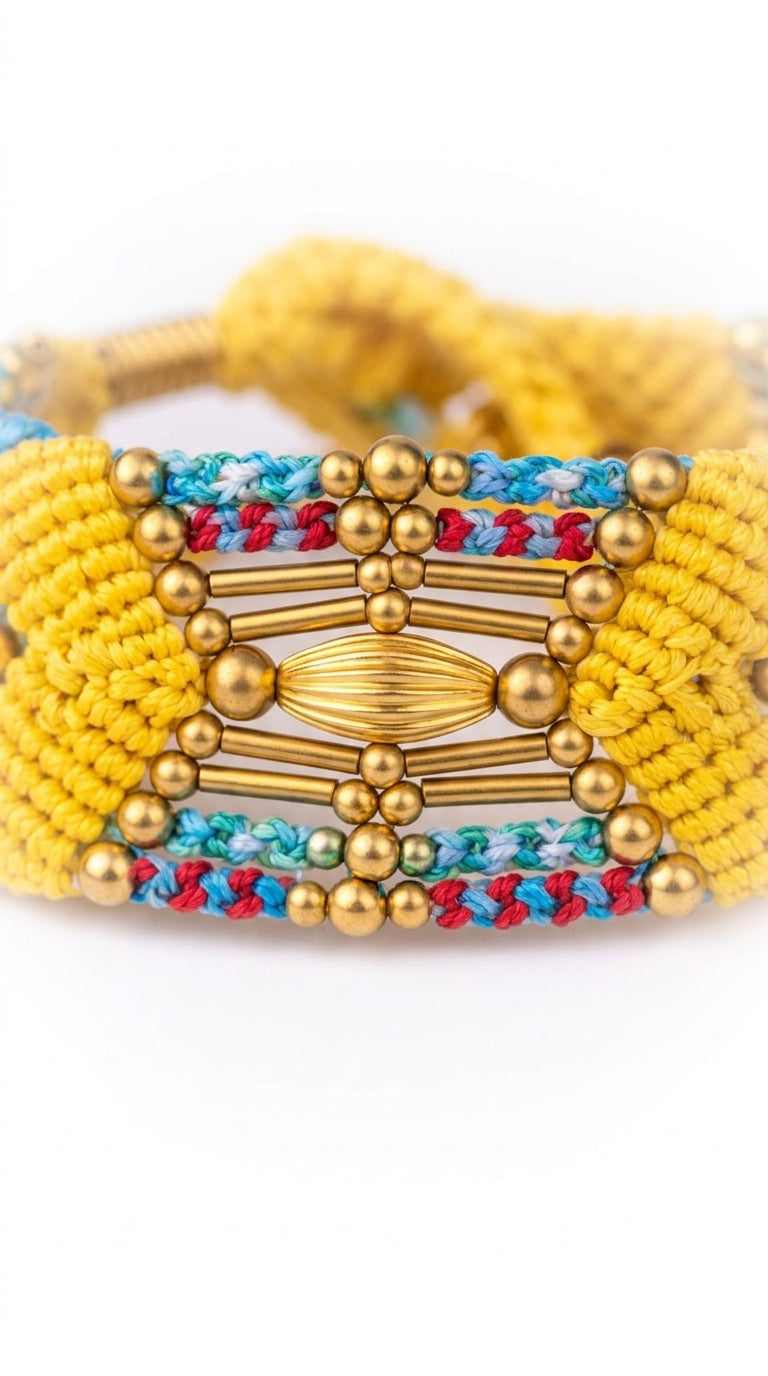 Nomad Relic Bileklik – Solar Gold