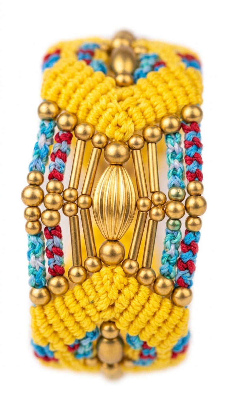 Nomad Relic Bracelet – Solar Gold