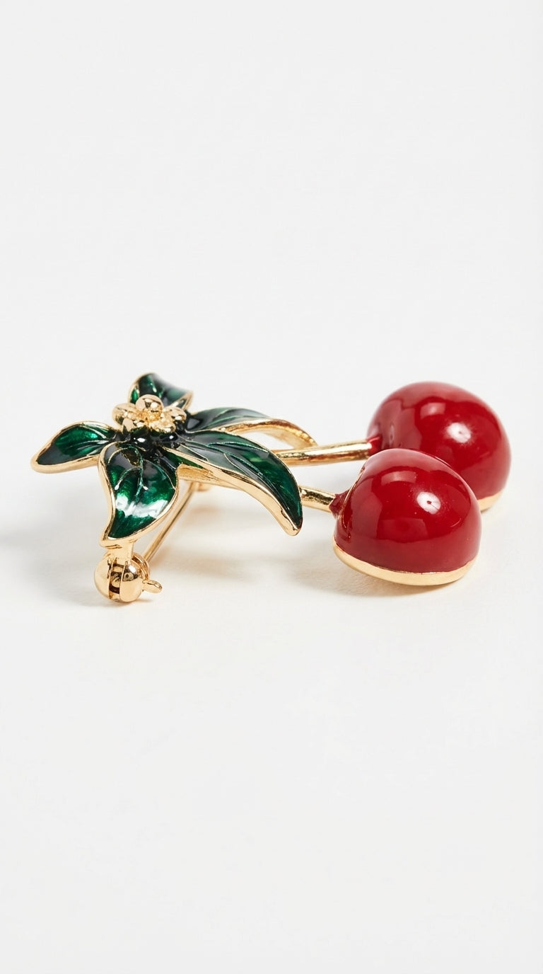 Cherry Brooch